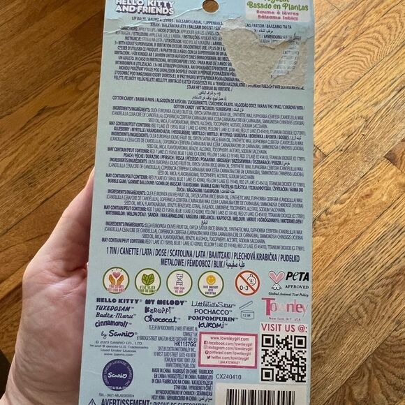 1 LEFT! Hello Kitty & Friends Plant Based Lip Balms With Tin - Picture 2 of 6